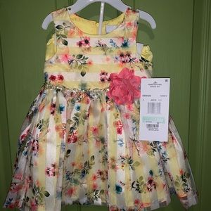 NWT Rare Editions 18mo Floral Girl Dress
